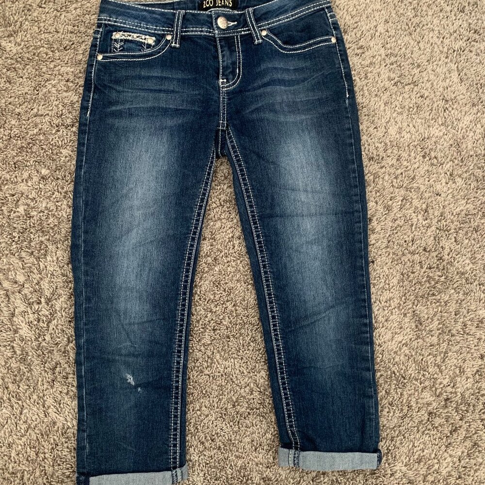 ZCO Capri Rhinestone Jeans